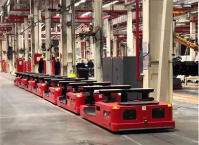 Navette RGV de type traverse robuste